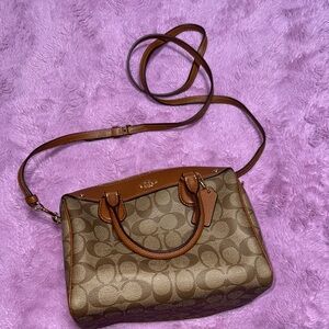 Brown Mini Signature Women's Bag